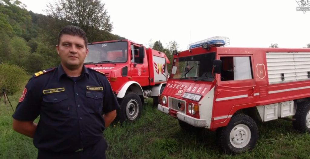 MV vozila u emisiji Croatian Firefightersa